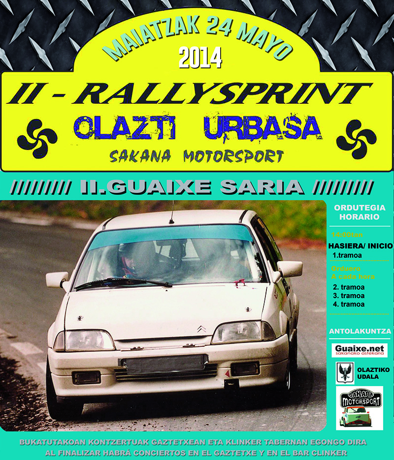 Segunda Edici&oacute;n del Rallysprint Olazti Urbasa
